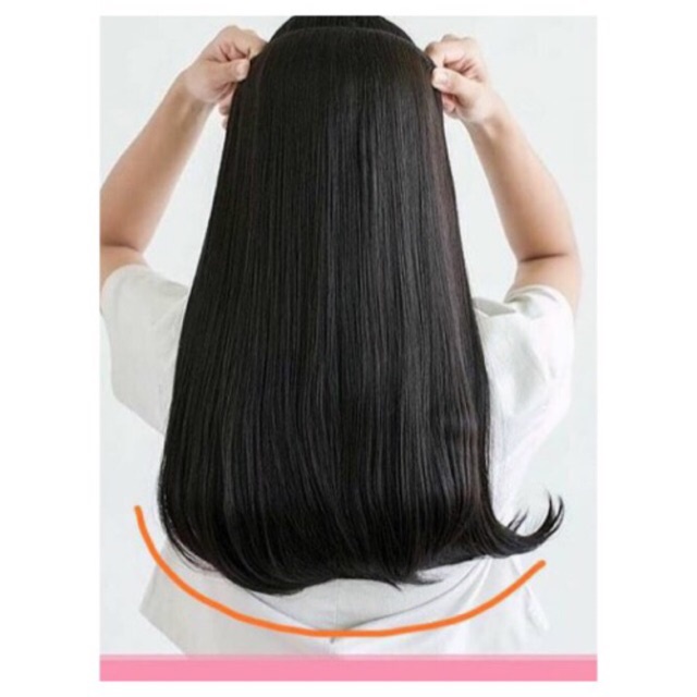 HAIRCLIP KOREA BIGLAYER LURUS BLOW 50cm 55cm