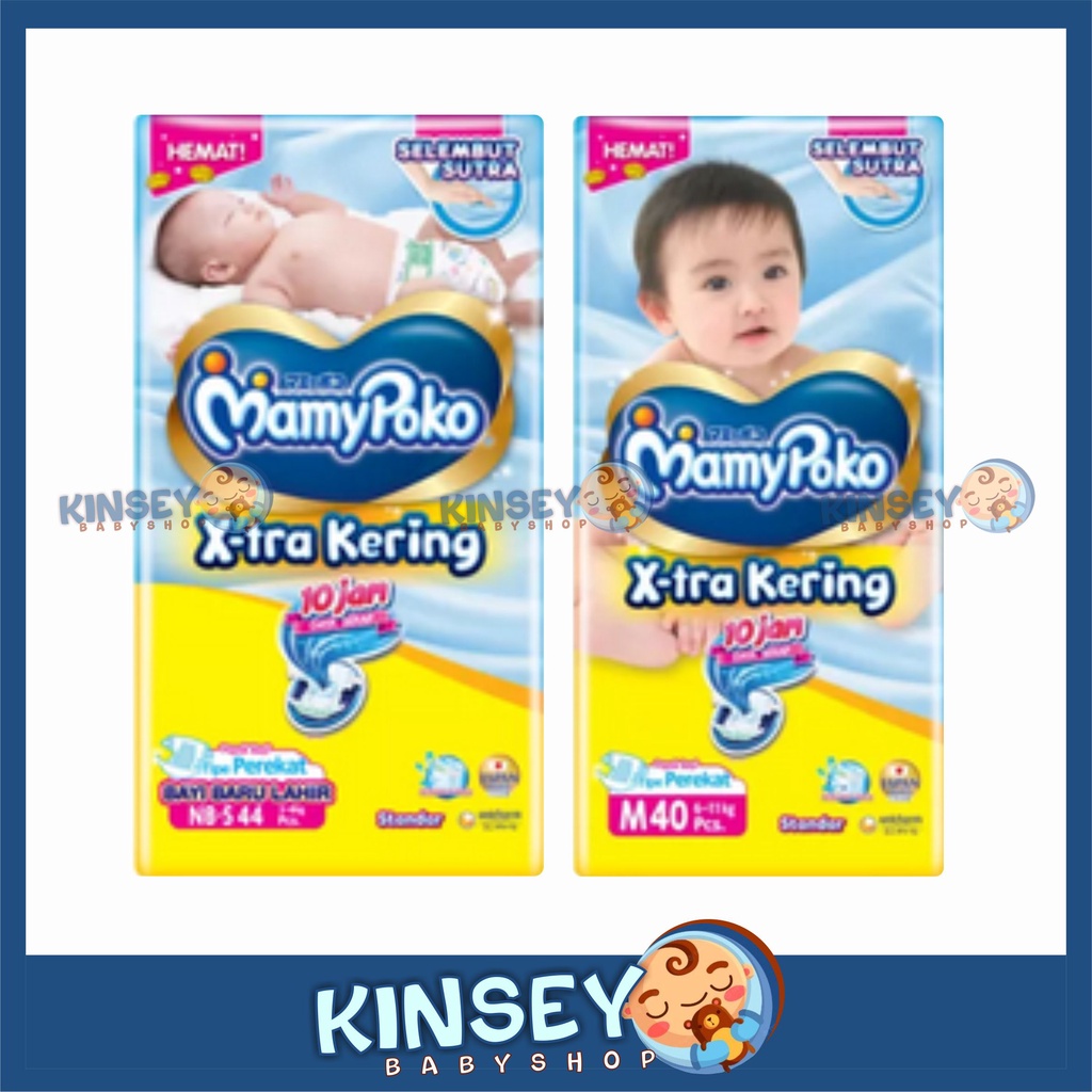 Mamypoko Xtra Kering Tape NB-S44 M40 Popok Bayi Perekat