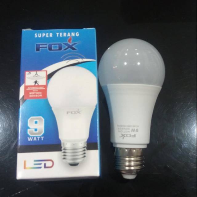 Lampu led motion sensor 9 watt / lampu sensor gerak 9w