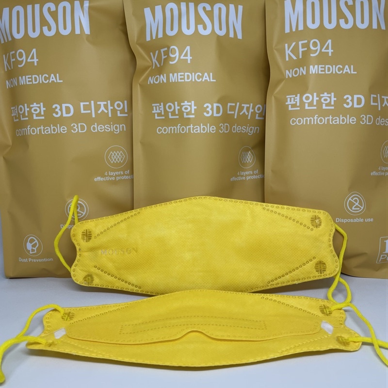 Masker kf94 3d korea MOUSON isi 10pcs