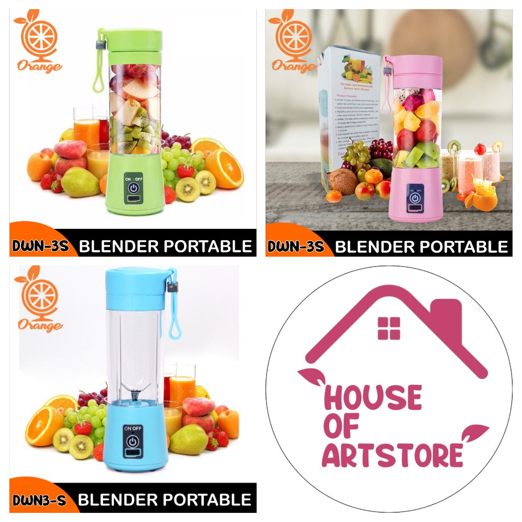 Blender Mini Portableusb Blender Juice ralat Pembuat Jus Blender Buah Enak Mata Pisau 2