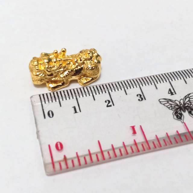 Pixiu mini bead crom emas