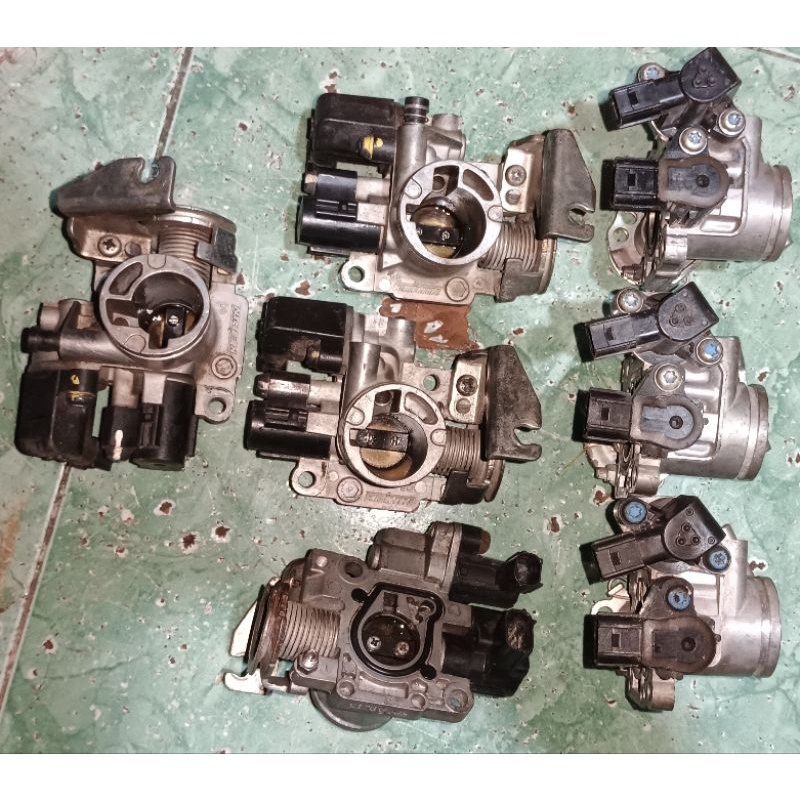 trotel Throttle body set sensor TPS ckp Vario 125cc  Beat fi scopy fi beat stater halus k44 beat ECO
