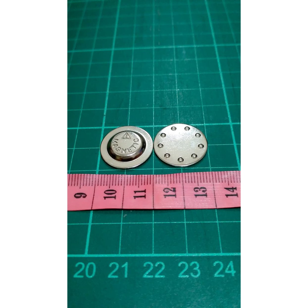 

2cm MAGNET NAME TAG NAMA DADA PIN LENCANA BULAT 20mm