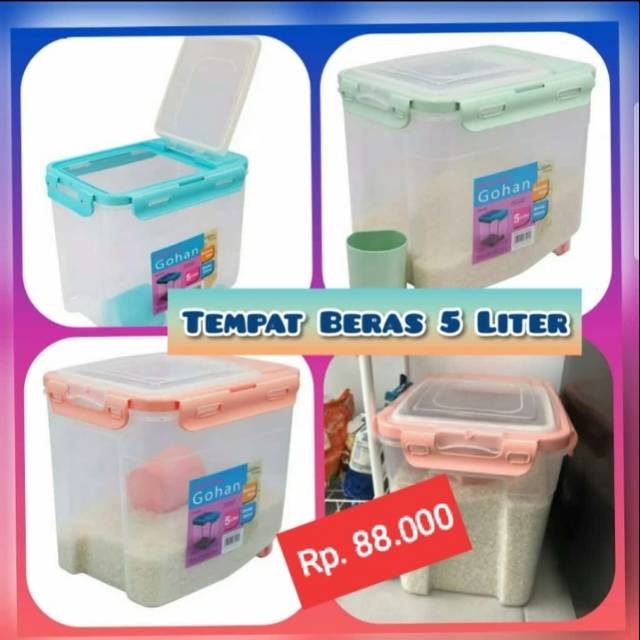 Tempat beras 5kg