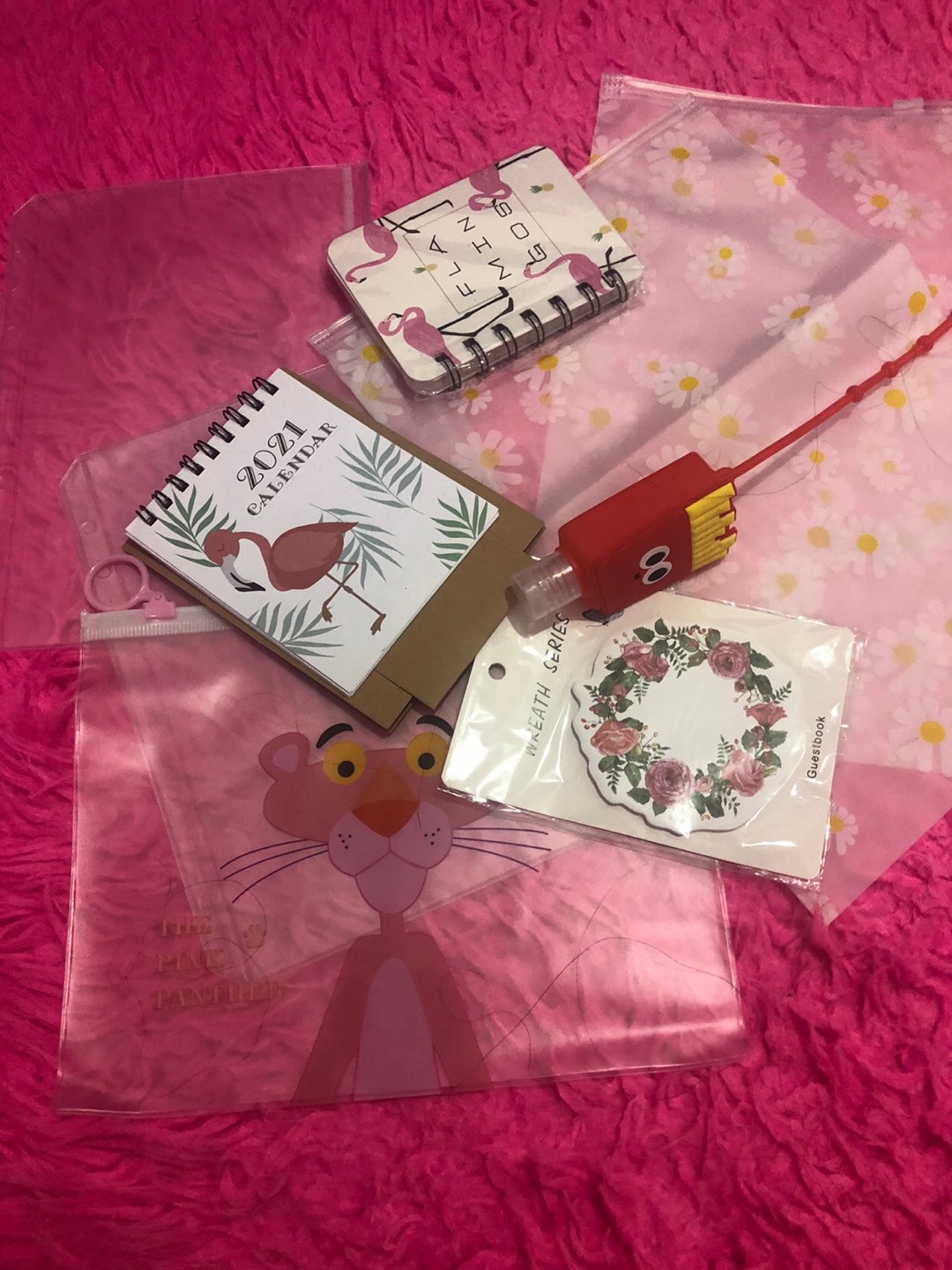 [tu] Kantong Zip Lock Transparan Bunga Daisy - Hw0115