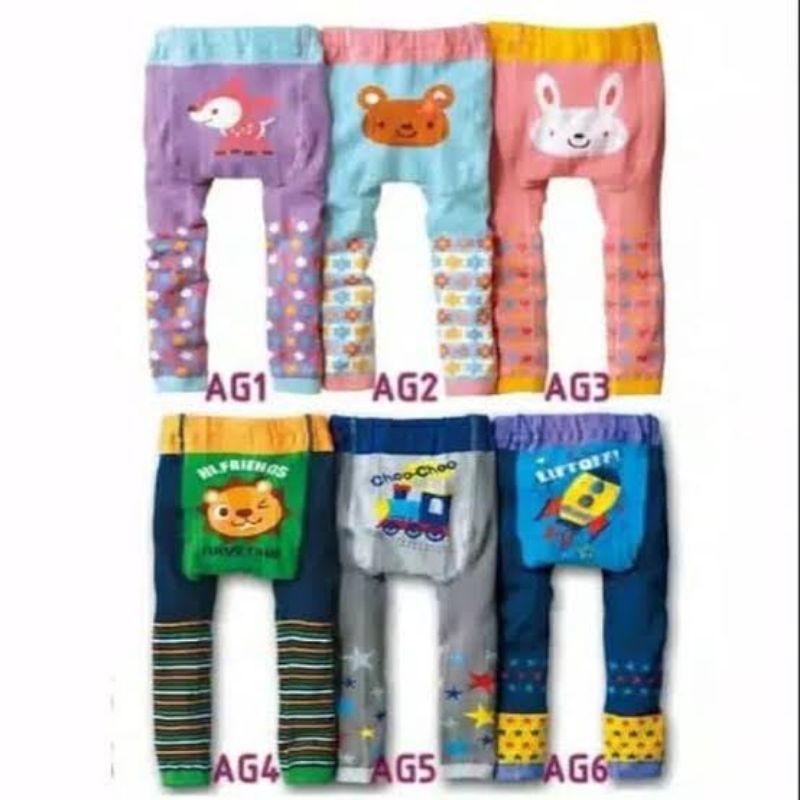 AG Legging Celana panjang merk busha anak bayi balita size 80 90 95 1-2tahun