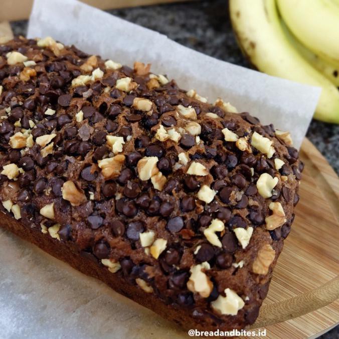 

Terbaru Banana Bread DARK CHOCO WALNUTS - PERSONAL LOAF, NORMAL SUGAR