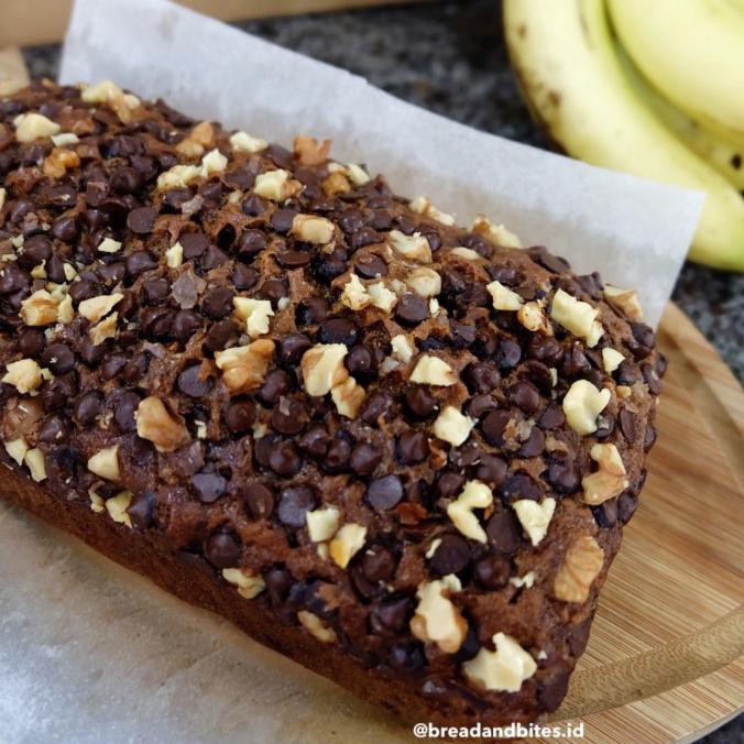 

Terbaru Banana Bread DARK CHOCO WALNUTS - PERSONAL LOAF, NORMAL SUGAR