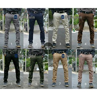  celana  chino  slimfit panjang distro quality murah Shopee  