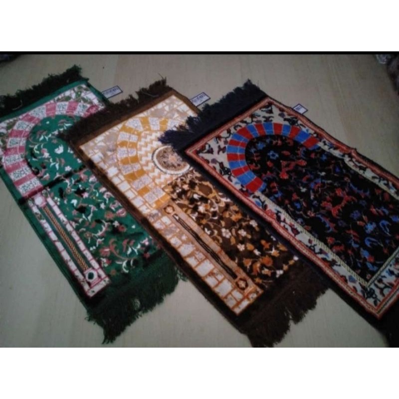 sajadah turkey muka motif raudah/sajadah anak