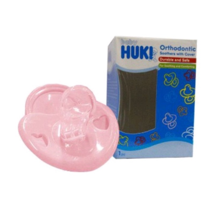 HUKI Empeng Deluxe Orthodontic Soother with Cover