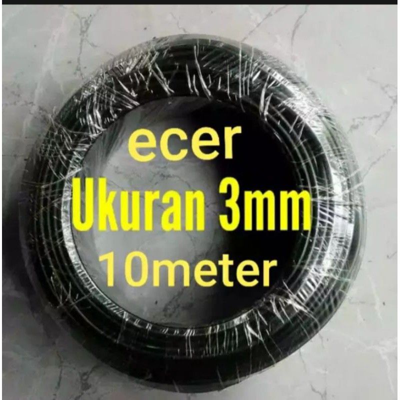 Kawat Bonsai Import Hitam 10 Meter