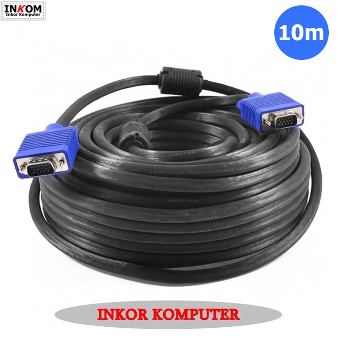 Kabel Konektor  VGA 10 meter