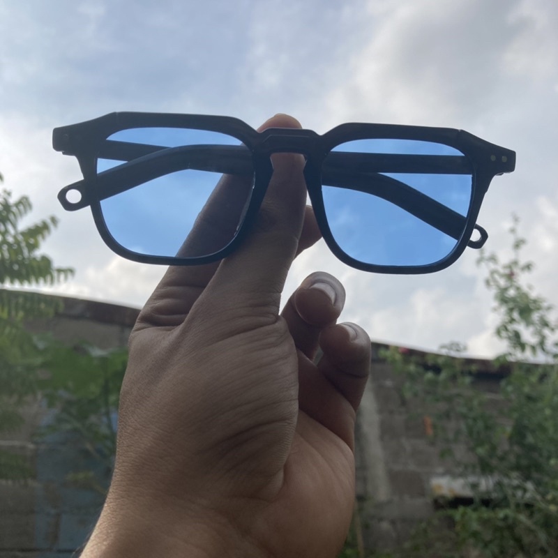 HARUKI SUNGLASSES - BLACK BLUE