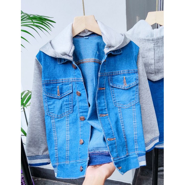 JAKET JEANS ANAK/ JAKET DENIM/ JAKET HOODIE