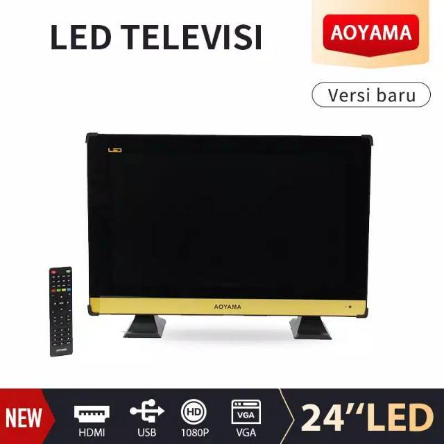 TV LED AOYAMA 24inch digital free antena