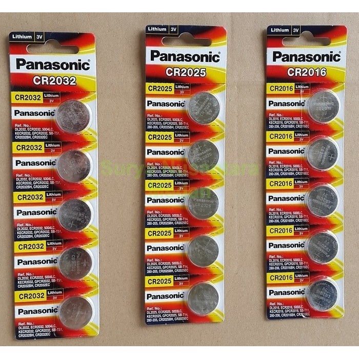 Baterai Panasonic Kancing Cr-2032 3V Cr2032 Original