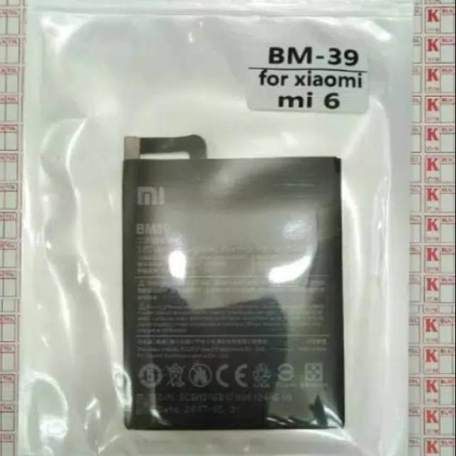 BATERAI BATTERY BATTE XIAOMI BM39 MI 6