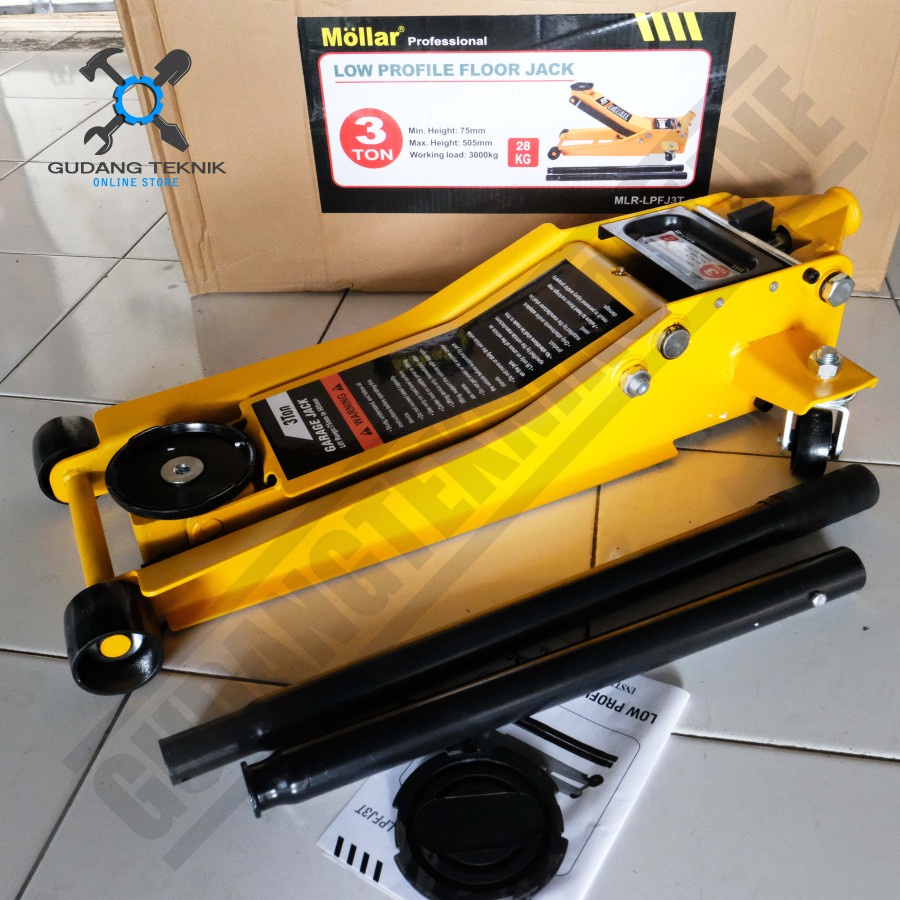 DONGKRAK BUAYA LOWER 3 TON 2 PUMP MOLLAR