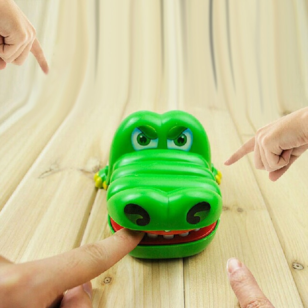 Permainan Menggigit Jari Mainan Gigi Buaya Besar Lucu Shopee