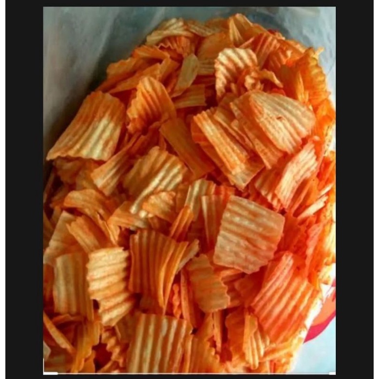 

Kripik singkong Balado/snack kiloan/makanan ringan/snack/gurih/original 250gram