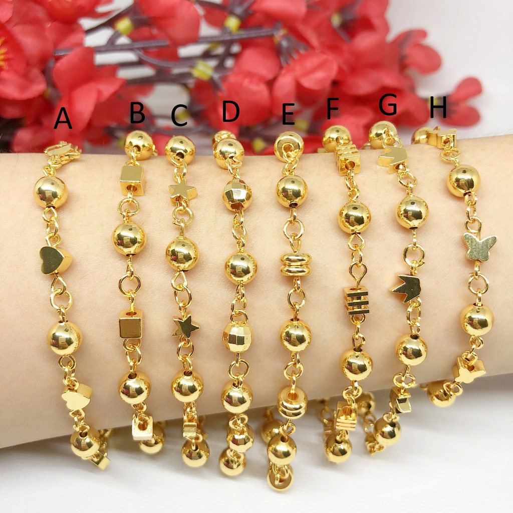 Perhiasan Gelang Xuping Charm Imut Lapis Emas 18k Gold Perhiasan Gelang Xuping Charm Imut Lapis Emas 18k Gold