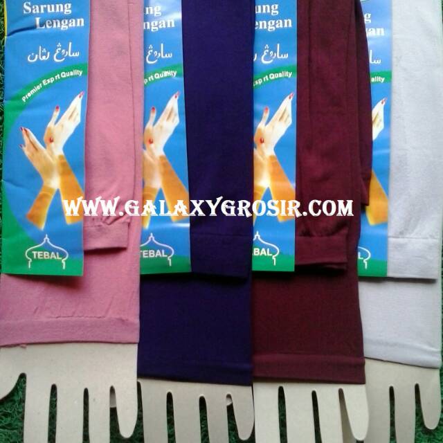 [6pcs] Manset/deker tangan polos halus mix warna harga grosir termurah