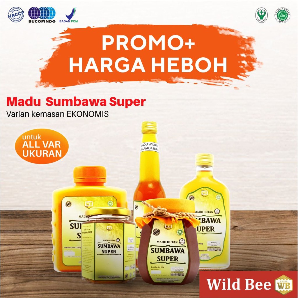 

Madu Sumbawa Super Kemasan Tanggung / Lebah Apis Dorsata -Garansi Murni & Asli 100%
