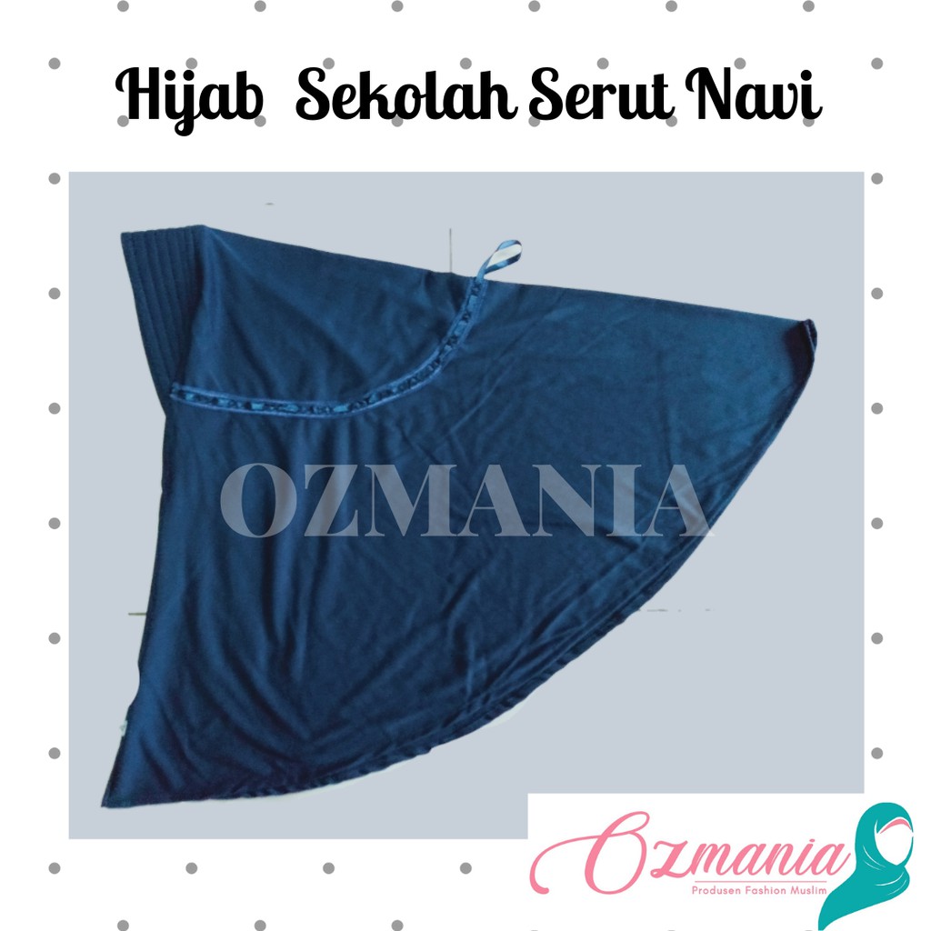 Hijab Anak Sekolah || Kerudung Serut Anak || Glosiran & Eceran