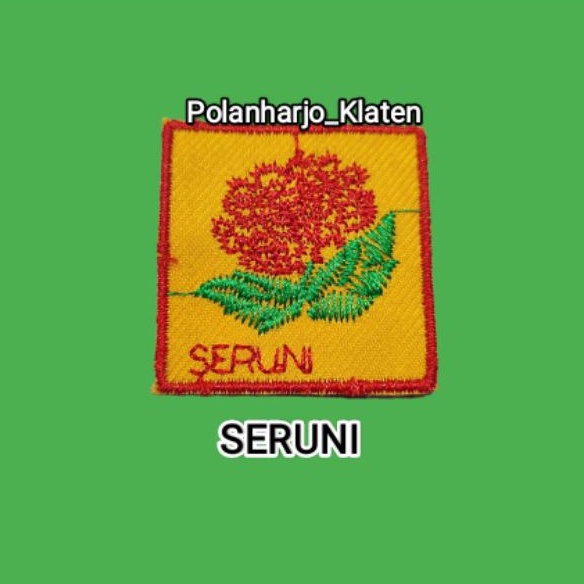 Tanda Regu Pramuka Putri Seruni / Tanda Regu Pramuka Seruni / Tanda Regu Seruni