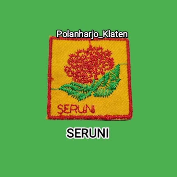 Tanda Regu Pramuka Putri Seruni / Tanda Regu Pramuka Seruni / Tanda Regu Seruni