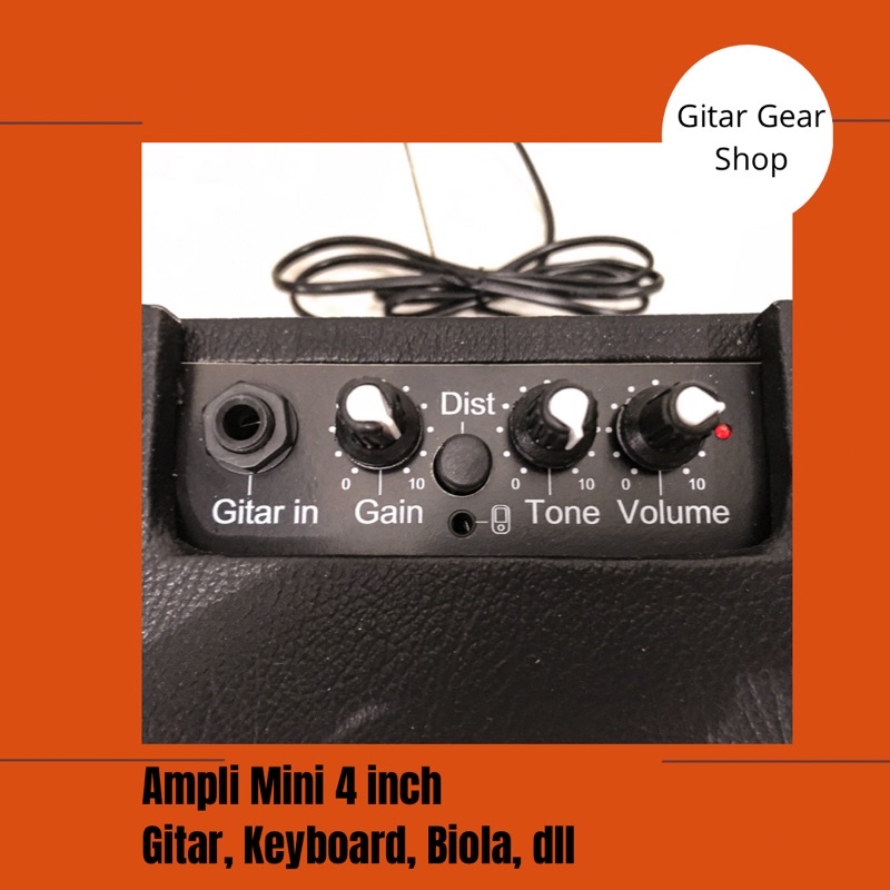 AMPLI GITAR 4 INCH AMPLIFIER GITAR 4 INCH SPEAKER GITAR AMPLI KEYBOARD AMPLIFIER JTJ ONE AMPLI JTJ ONE AMPLI JTJ ONE 4 INCH