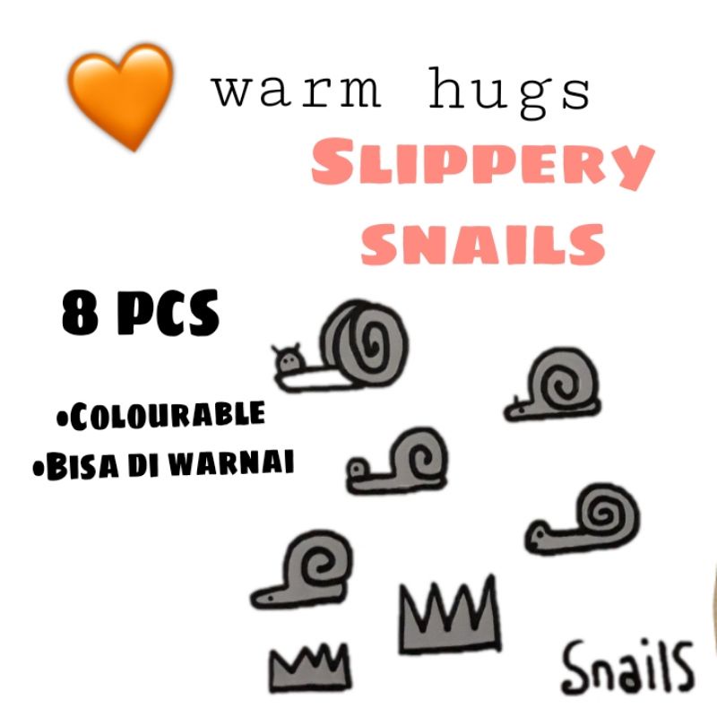 

Warm Hugs special Animal Set 7pcs Stiker yang bisa di warnai Kid-Friendly!