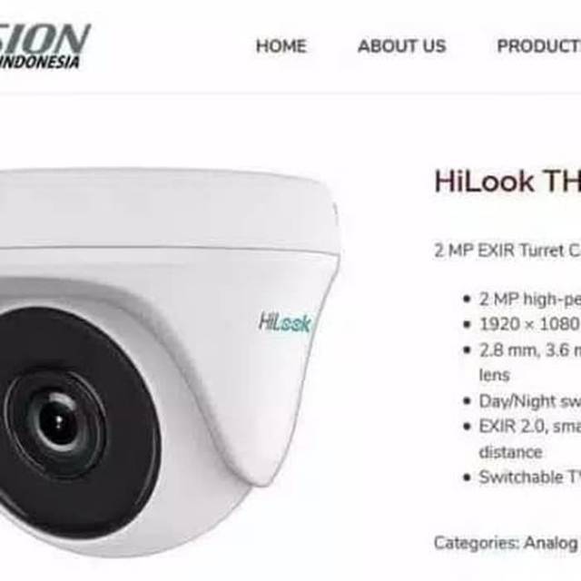 Paket cctv 4ch 2mp hilook oem hikvision