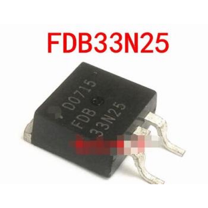 FDB33N25 FDB33N25TM 33N25 33A 250V TO-263 N-Channel MOSFET