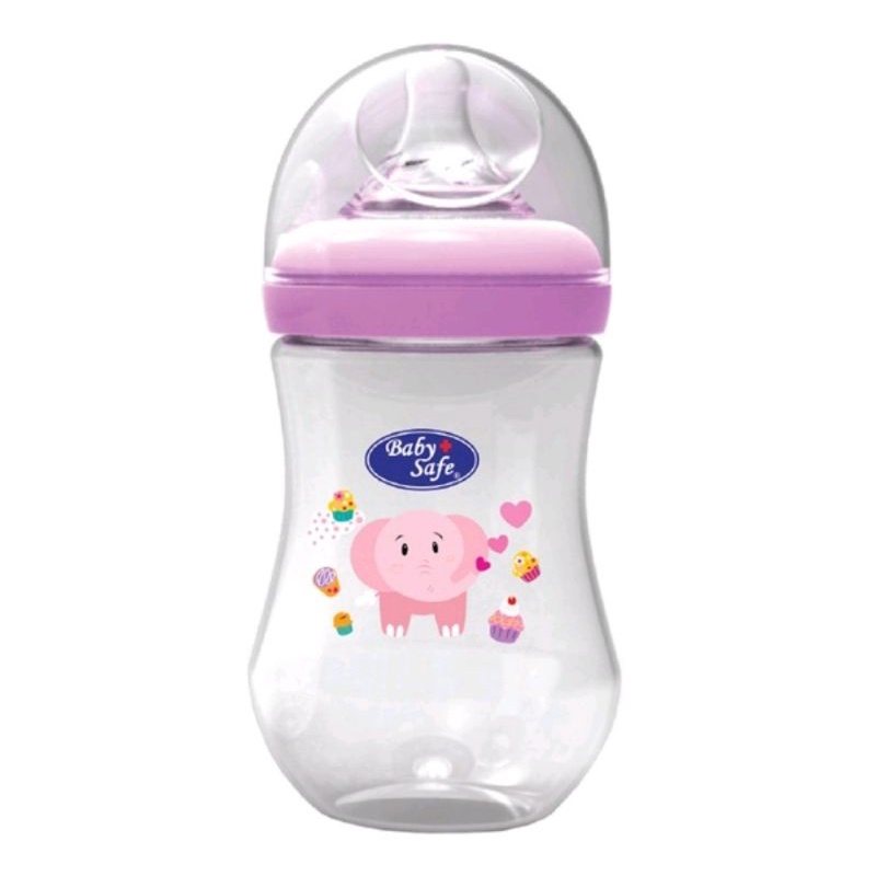 Baby Safe Wide Neck Bottle 250 ml Botol Susu Bayi (WN05)