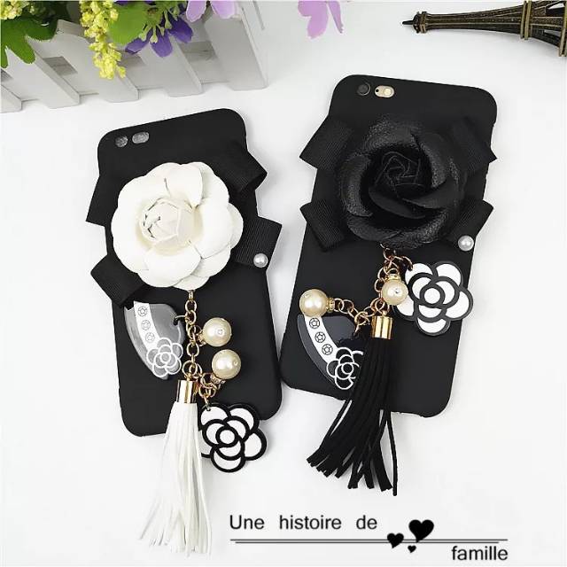 CASE VIVO V7 / V7 PLUS / Y69 / Y53  BUNGA RUMBAI TANPA TALI