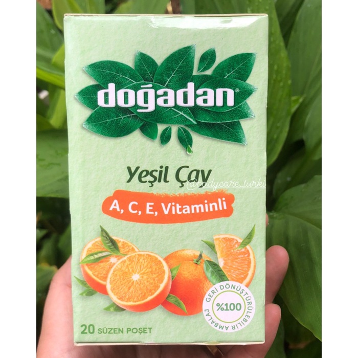 

dogadan yesil cay A, C, E Vitaminli
