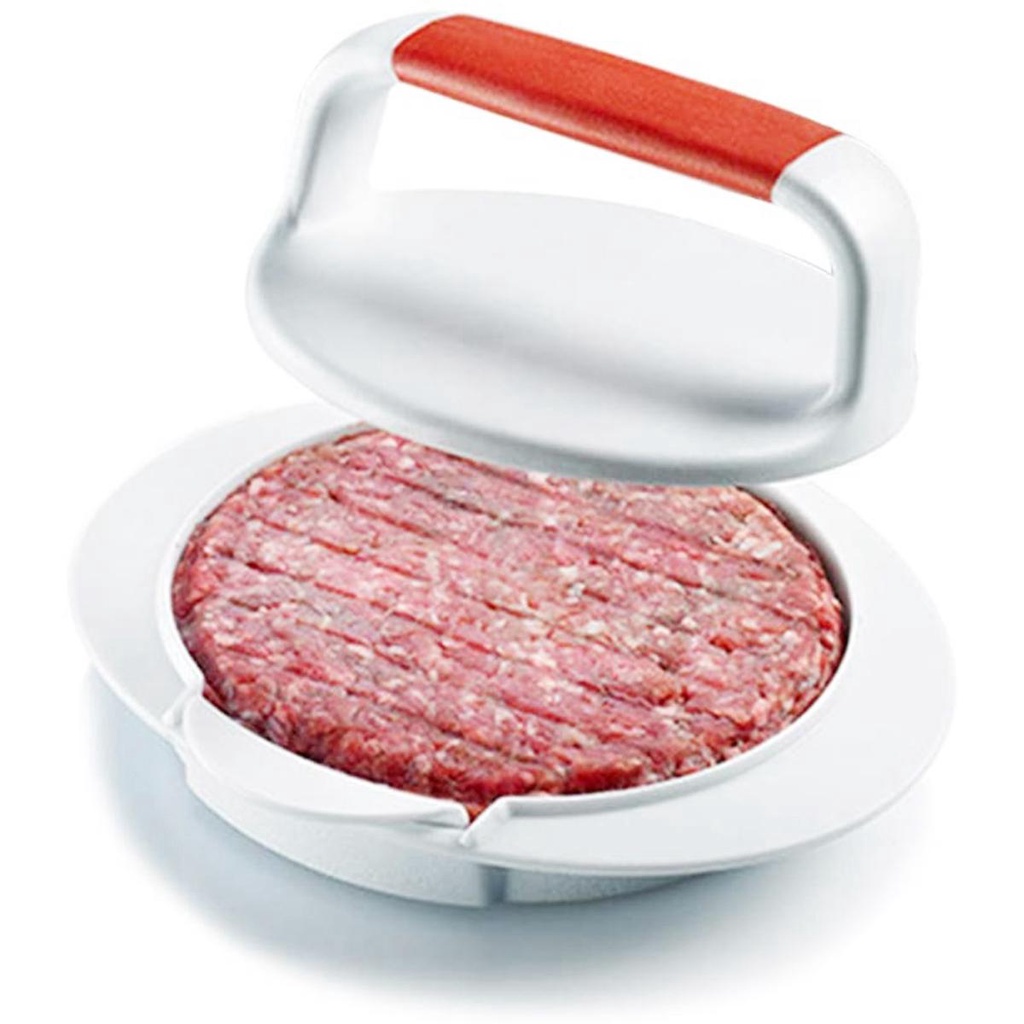 [Elegan] Hamburger Press Cooking Kitchen Dengan 100lembar Kertas Pengganti Manual Beef Non-stick Burger Maker