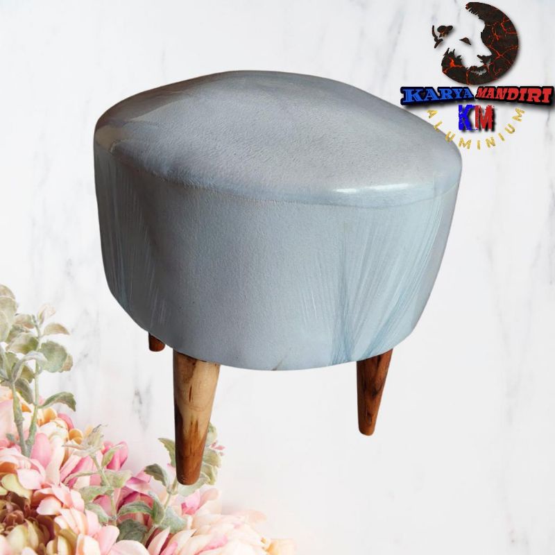 SOFA STOOL / SOFA KOTAK / KURSI STOOL TINGGI 45CM -BULAT