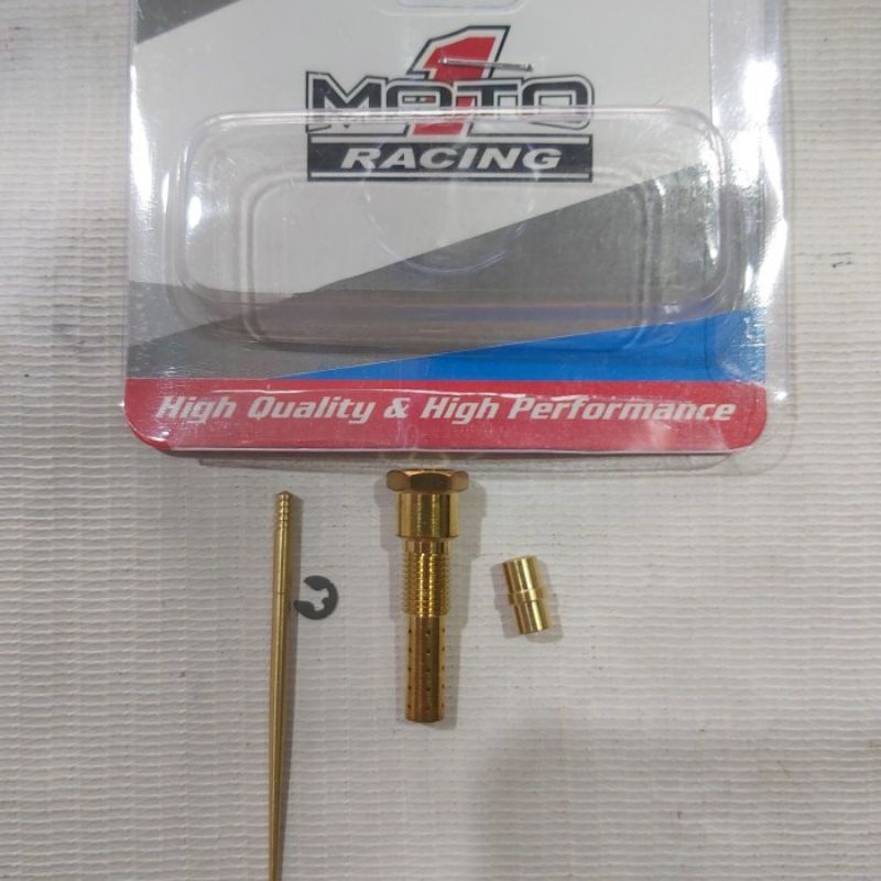 NEEDLE SET MOTO 1 RACING ORI HOLE 8 18 30 NOZZLE HEAD JARUM SKEP KARBURATOR PWK 24 26 28 30 32 34 KU