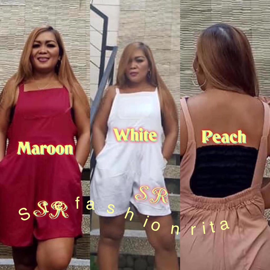 JUMPSUIT BALI JUMPSUIT PENDEK JUMBO WB 2783