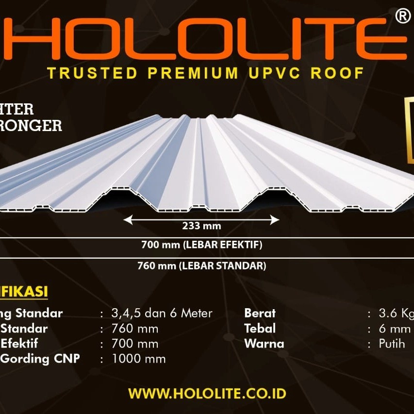 Atap Upvc Hololite