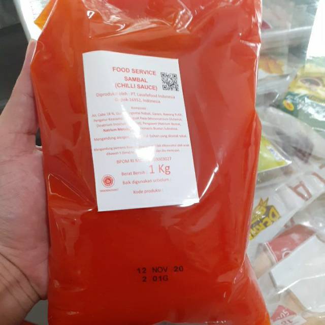

Saus Sambal kemasan Polos 1kg