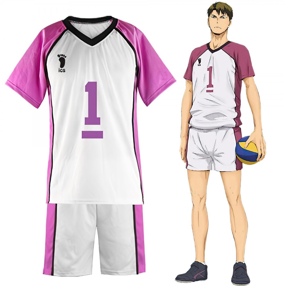 Jersey Shiratorizawa Set Anime Manga Haikyuu