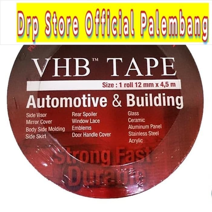 3M VHB Double Tape Automotive 4900 Asli 12mm