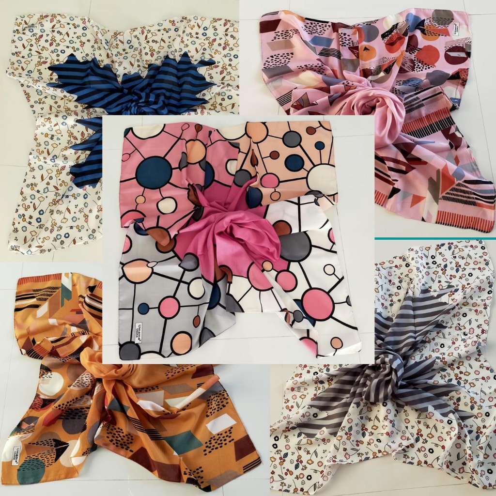 HIJAB SEGI EMPAT MOTIF UMAMA OSAKA