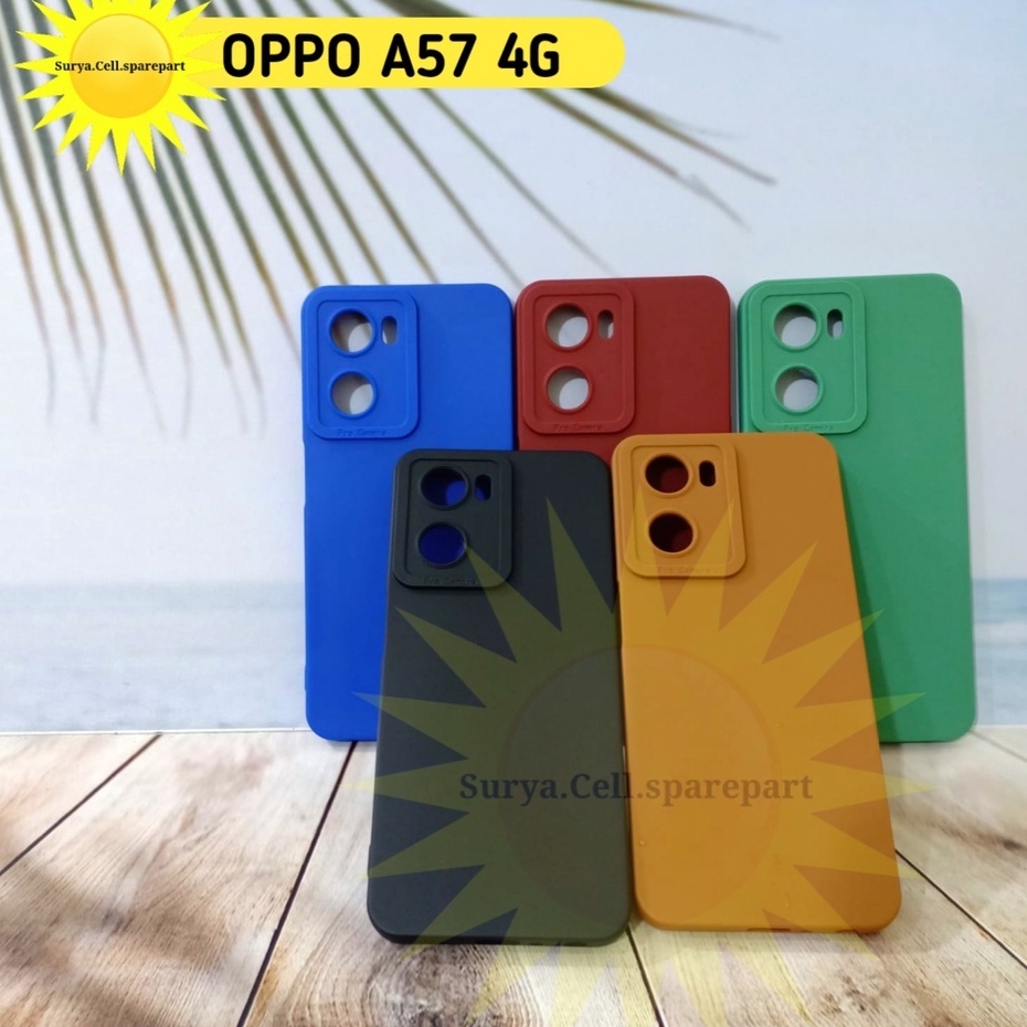 Case Slim Matte Pro Camera Oppo A57 4g 2022 A57 5g 2022