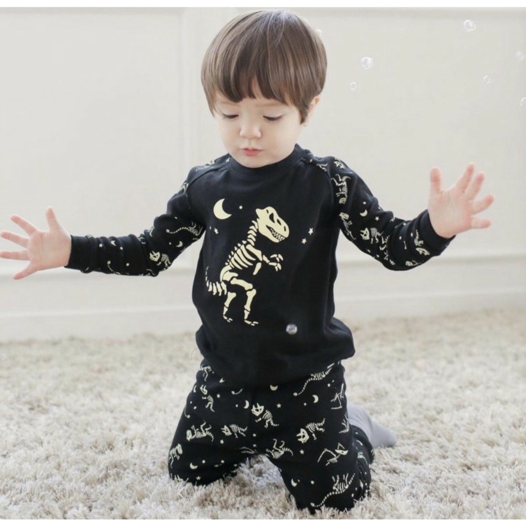 BAJU ANAK / SETELAN PIYAMA KAOS ANAK-PYMKAOS DYNOFOSIL